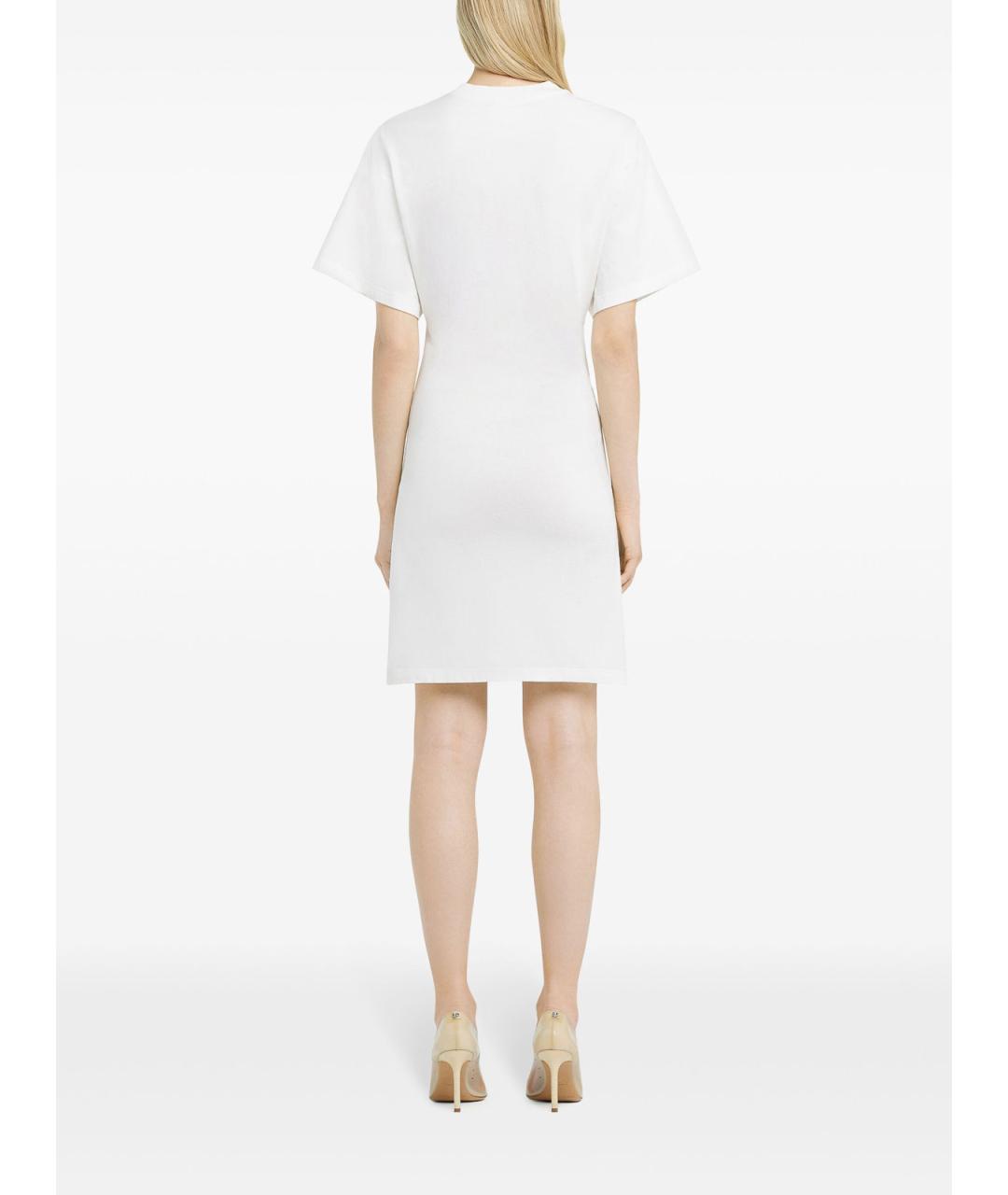 COURREGES Белое хлопковое повседневное платье, фото 4