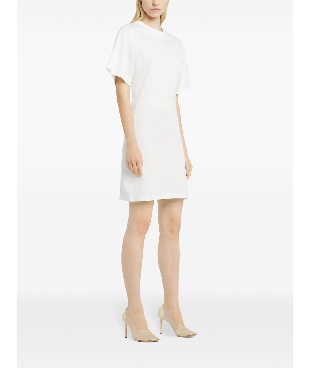 COURREGES Белое хлопковое повседневное платье, фото 3