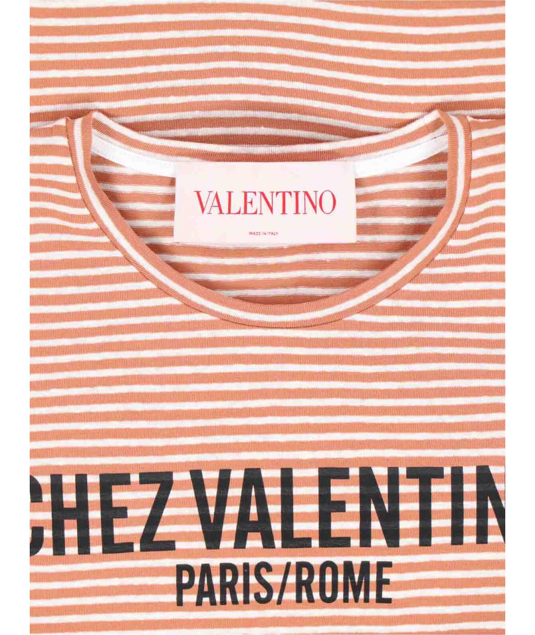 VALENTINO Оранжевая футболка, фото 3