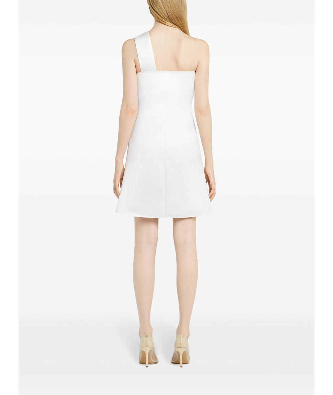 COURREGES Белое полиэстеровое повседневное платье, фото 4