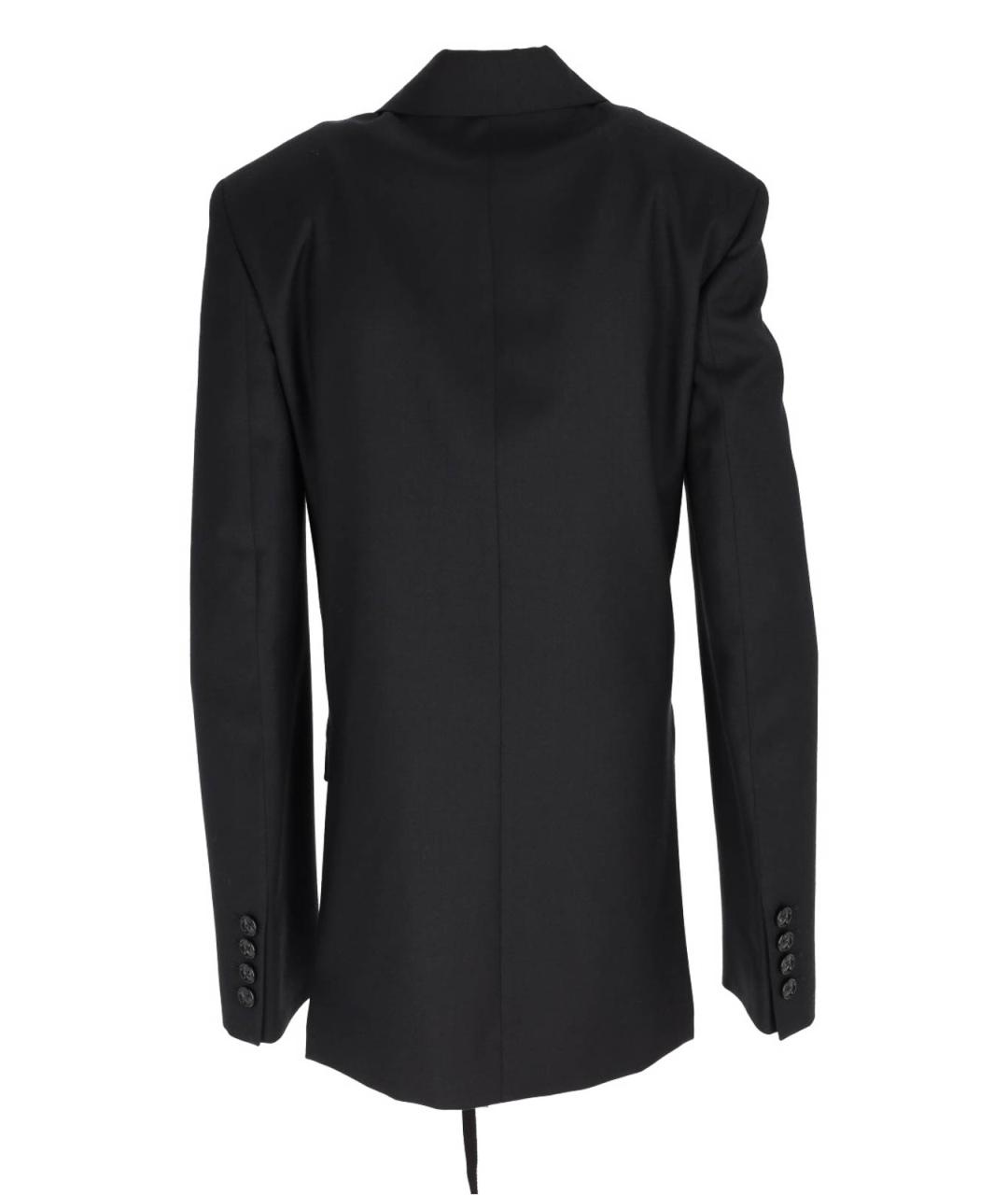 ANN DEMEULEMEESTER Черная шерстяная куртка, фото 4