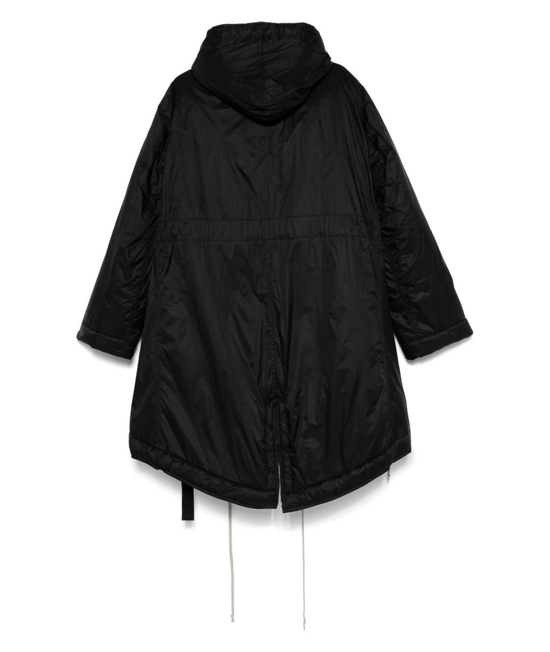 RICK OWENS Черная полиамидовая парка, фото 2
