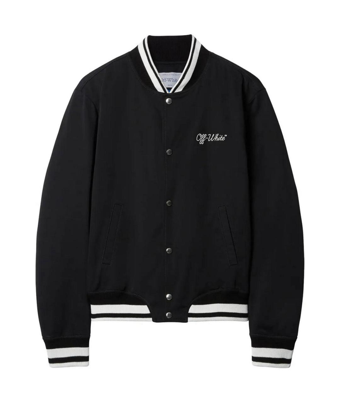 OFF-WHITE Черная полиамидовая куртка, фото 1