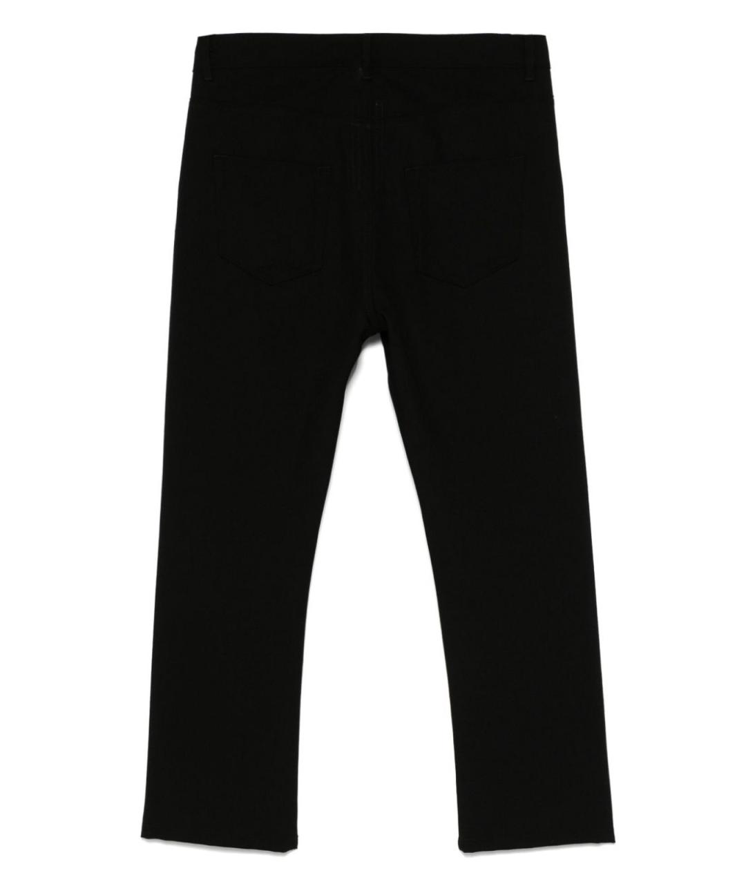RICK OWENS Черные шерстяные брюки широкие, фото 2