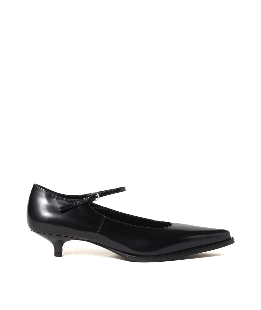MIU MIU Черные кожаные туфли, фото 1
