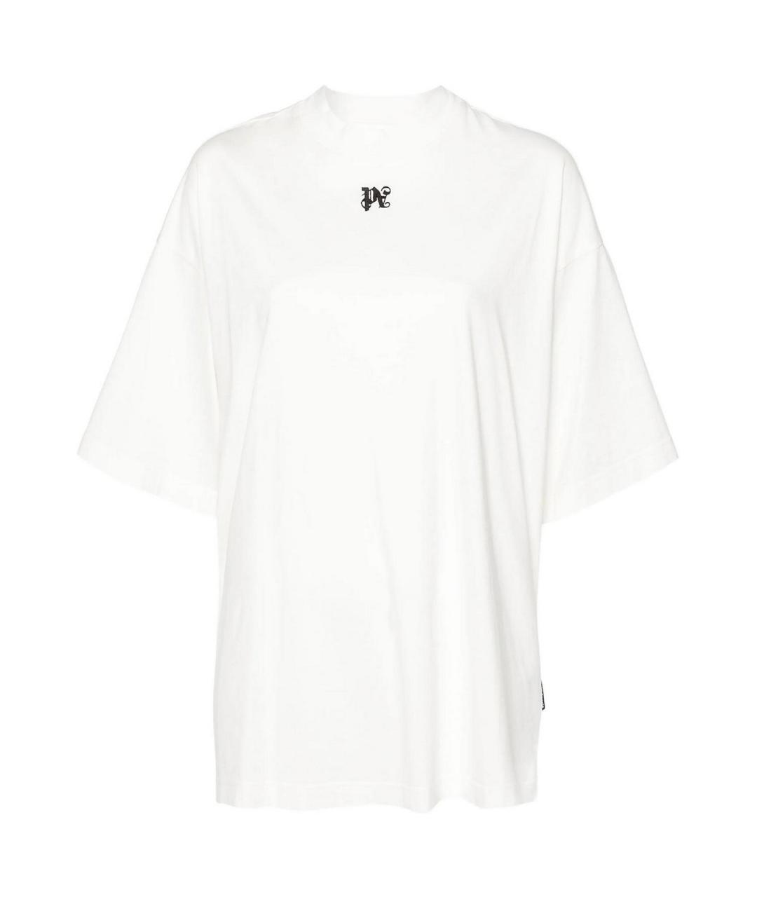 PALM ANGELS Белая хлопковая футболка, фото 1