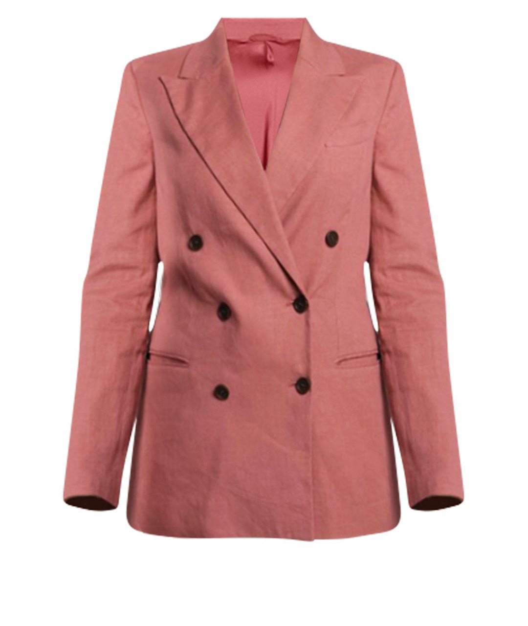 BRUNELLO CUCINELLI Розовый льняной жакет/пиджак, фото 1