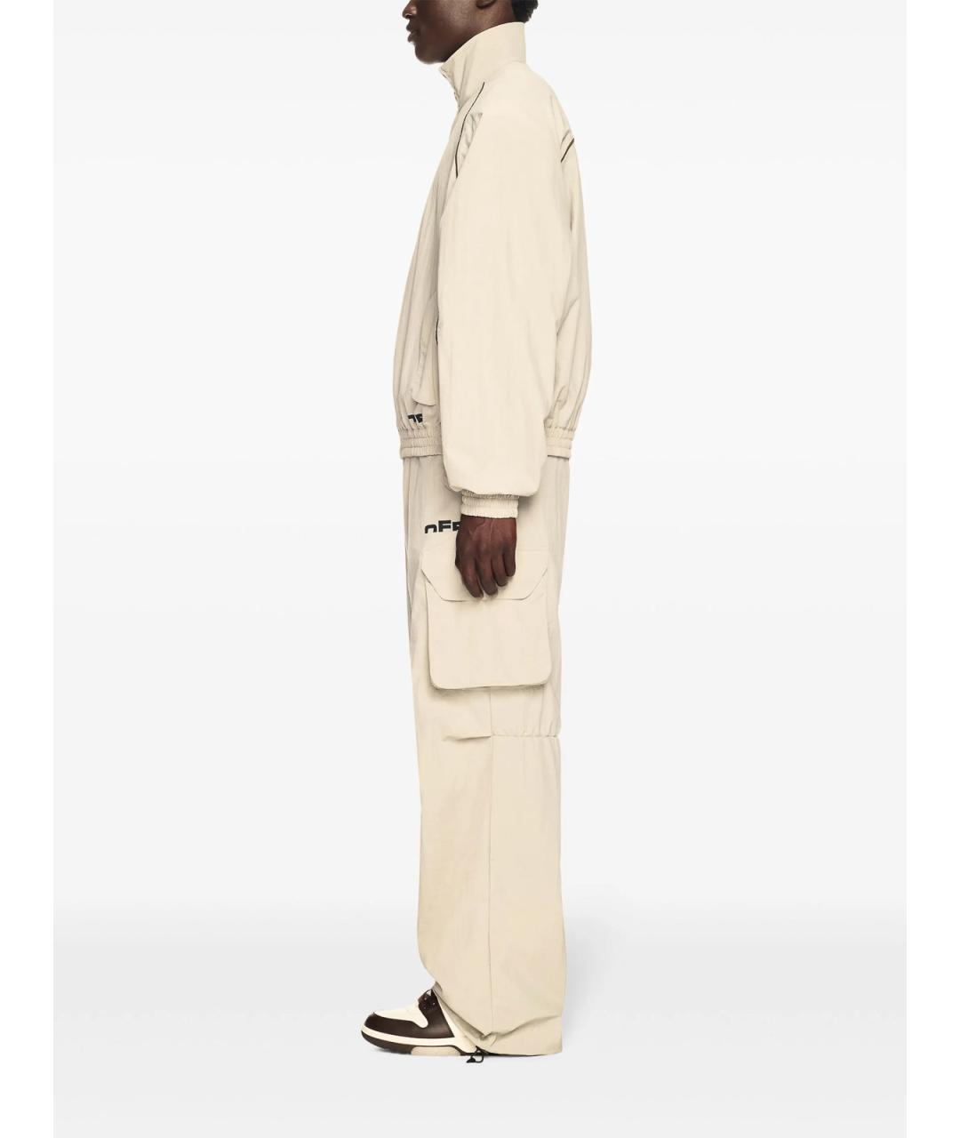 OFF-WHITE Серый полиамидовый спортивный костюм, фото 3