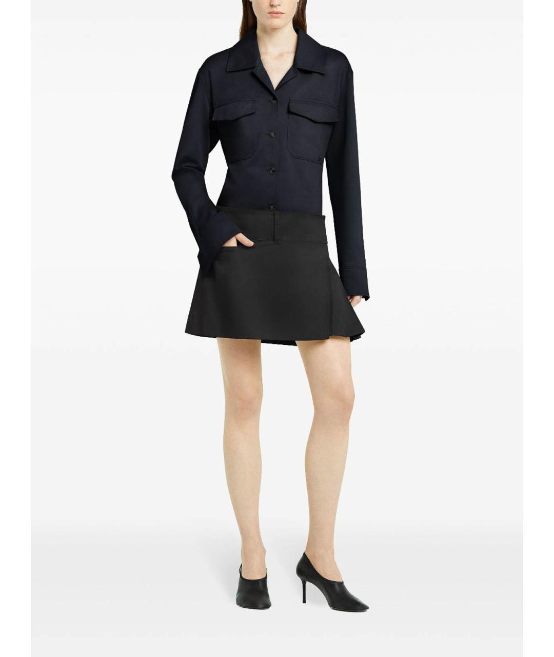 COURREGES Синяя хлопковая рубашка, фото 2