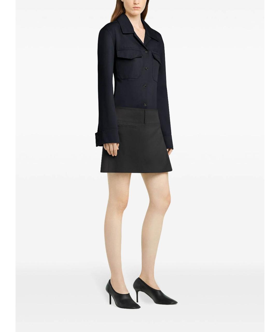 COURREGES Синяя хлопковая рубашка, фото 3