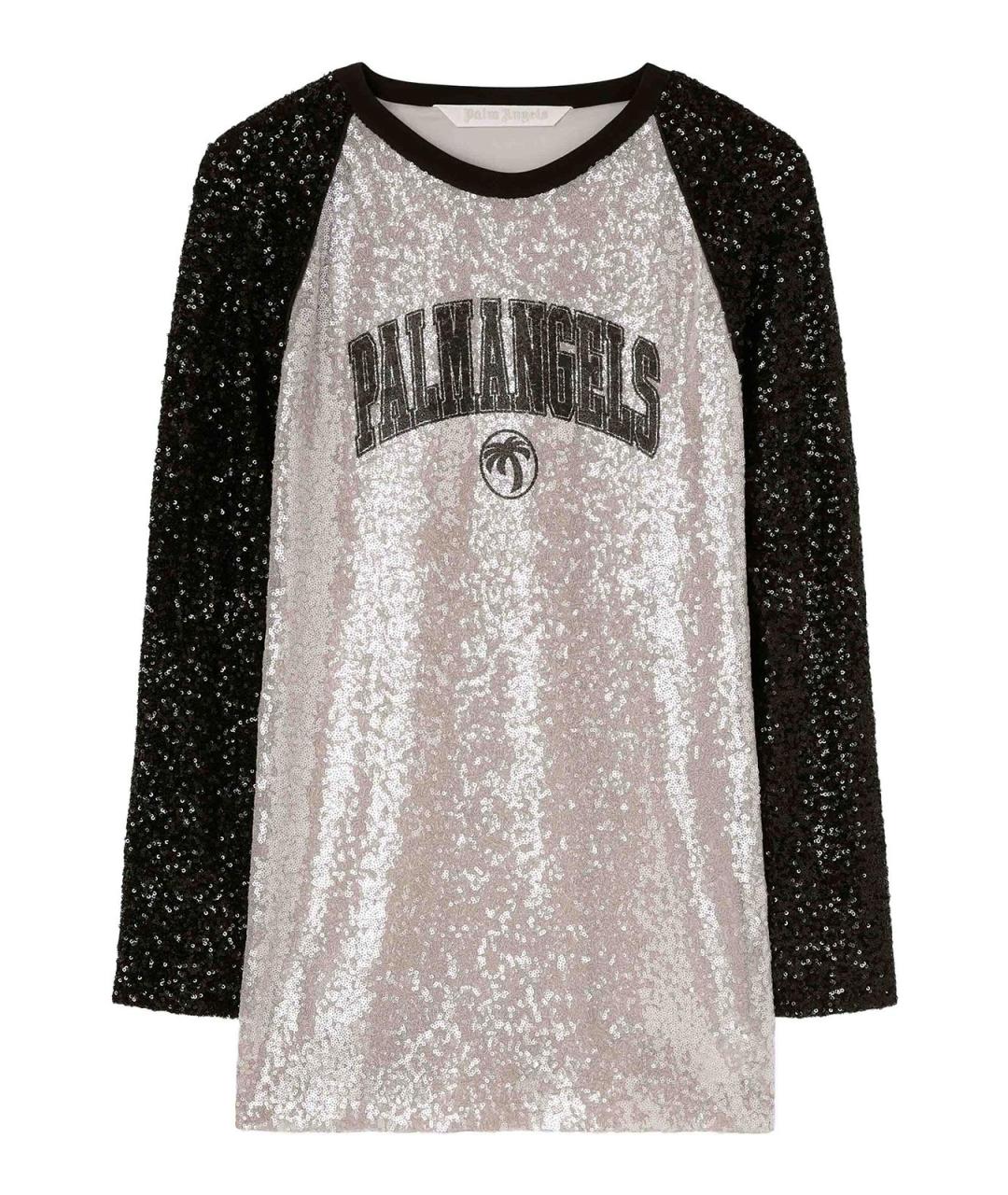 PALM ANGELS Черное полиэстеровое повседневное платье, фото 1