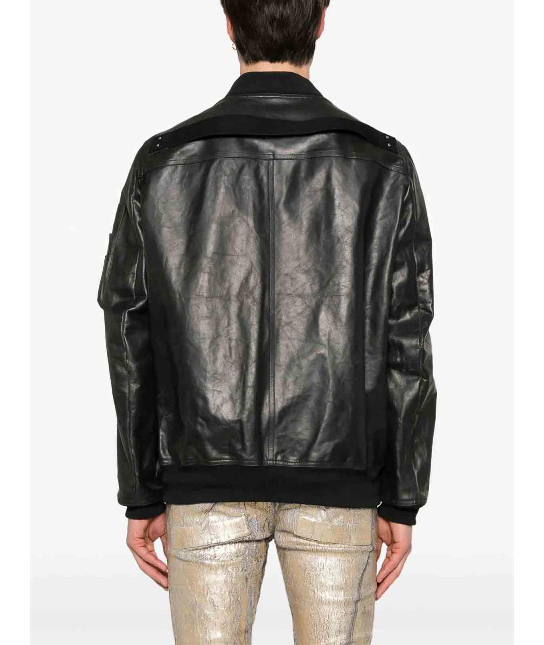 RICK OWENS Черная хлопковая куртка, фото 4
