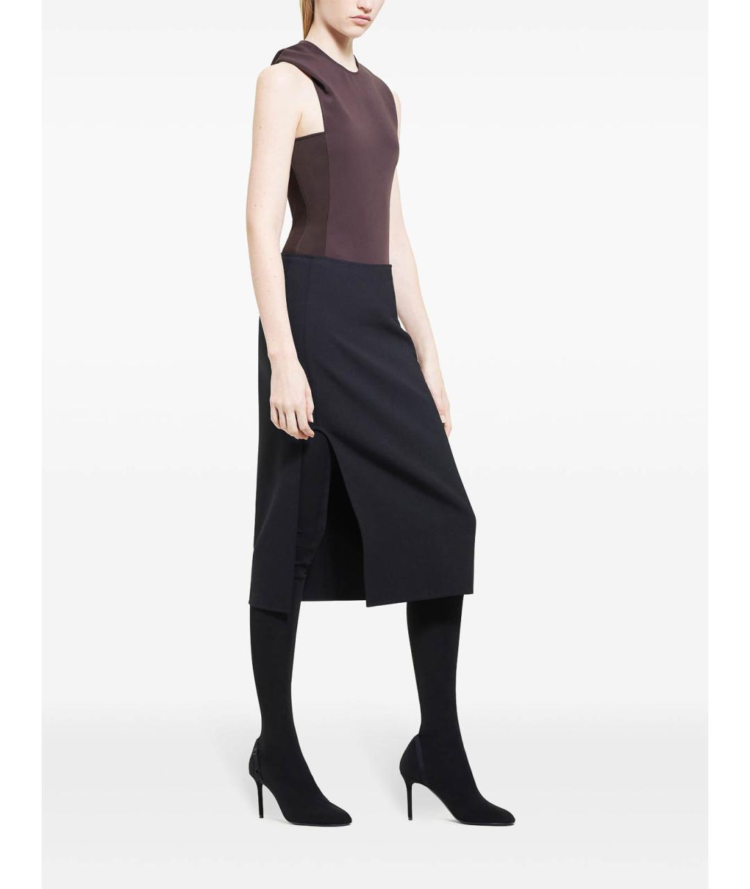COURREGES Коричневое полиэстеровое боди, фото 3