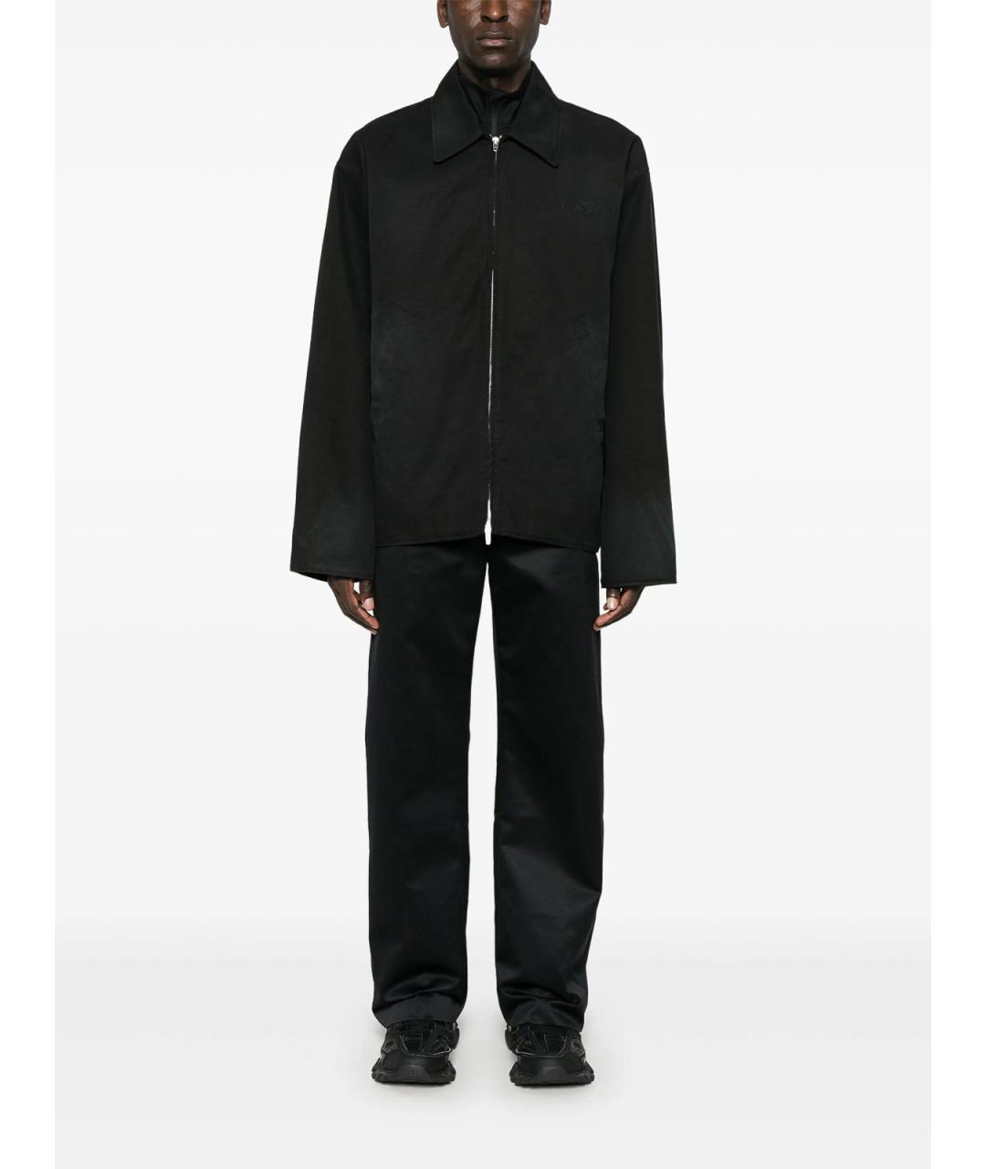 BALENCIAGA Черная хлопковая куртка, фото 2