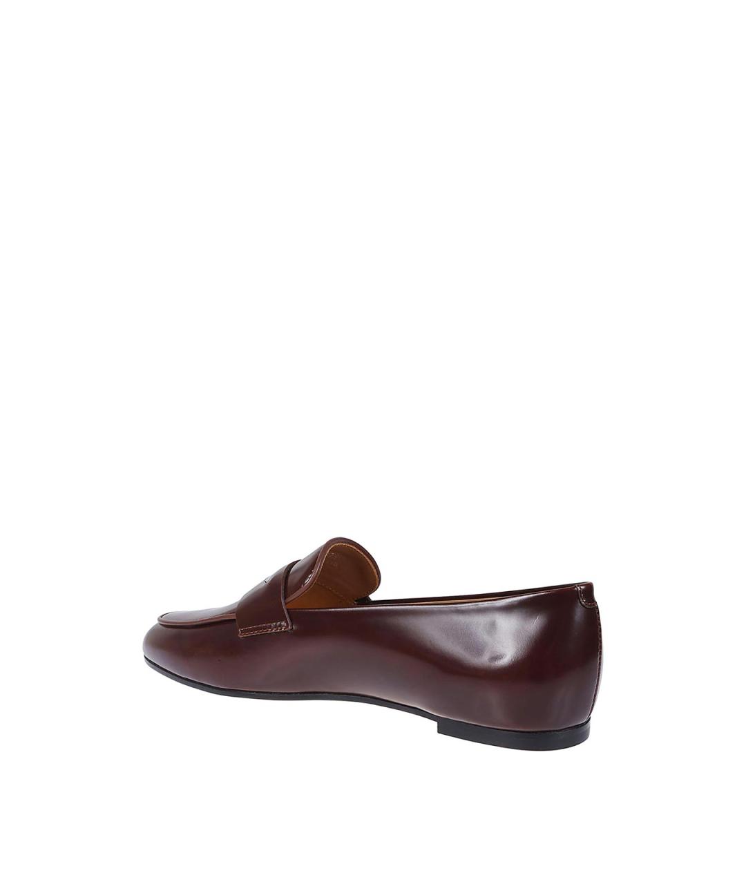 TOD'S Коричневые кожаные лоферы, фото 3