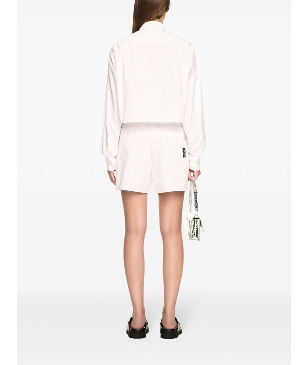 OFF-WHITE Белые хлопковые шорты, фото 3