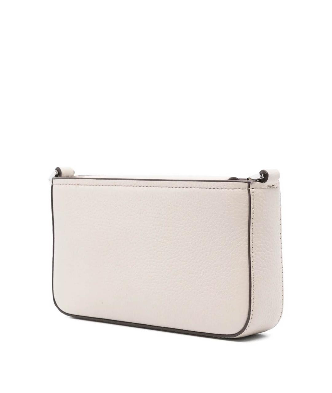 MICHAEL KORS Бежевая кожаная сумка через плечо, фото 2