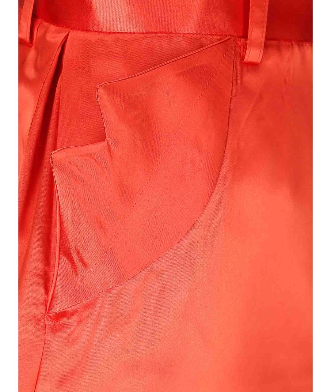 COMME DES GARÇONS Красные ацетатные шорты, фото 3