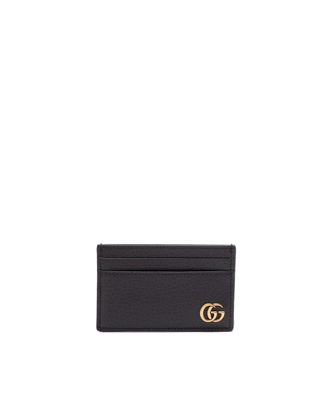 GUCCI Черный кожаный кардхолдер, фото 1