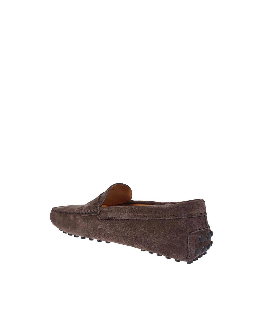 TOD'S Коричневые кожаные лоферы, фото 3