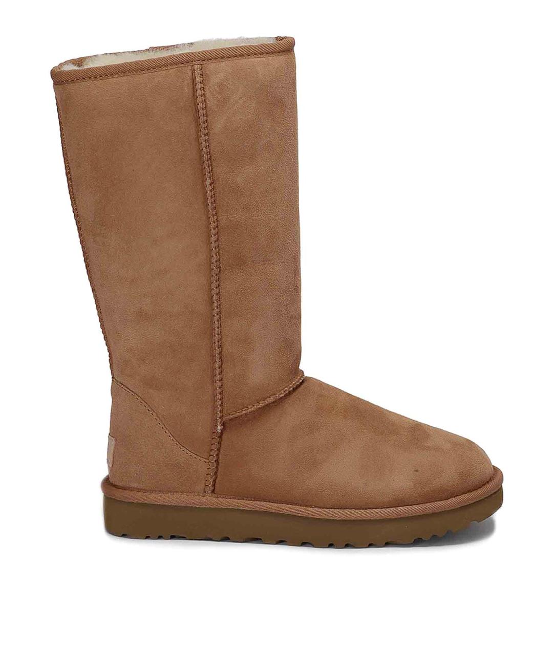 UGG Коричневые резиновые ботильоны, фото 1