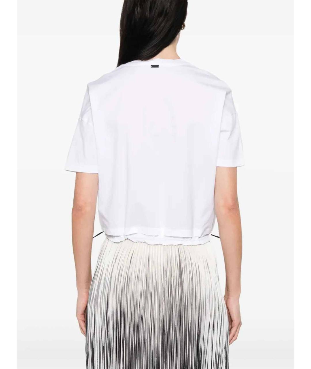 HERNO Белая хлопковая футболка, фото 4