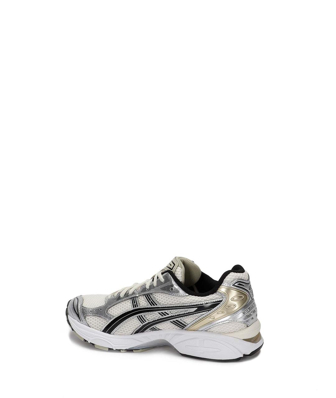 ASICS Серебряные кожаные кроссовки, фото 3