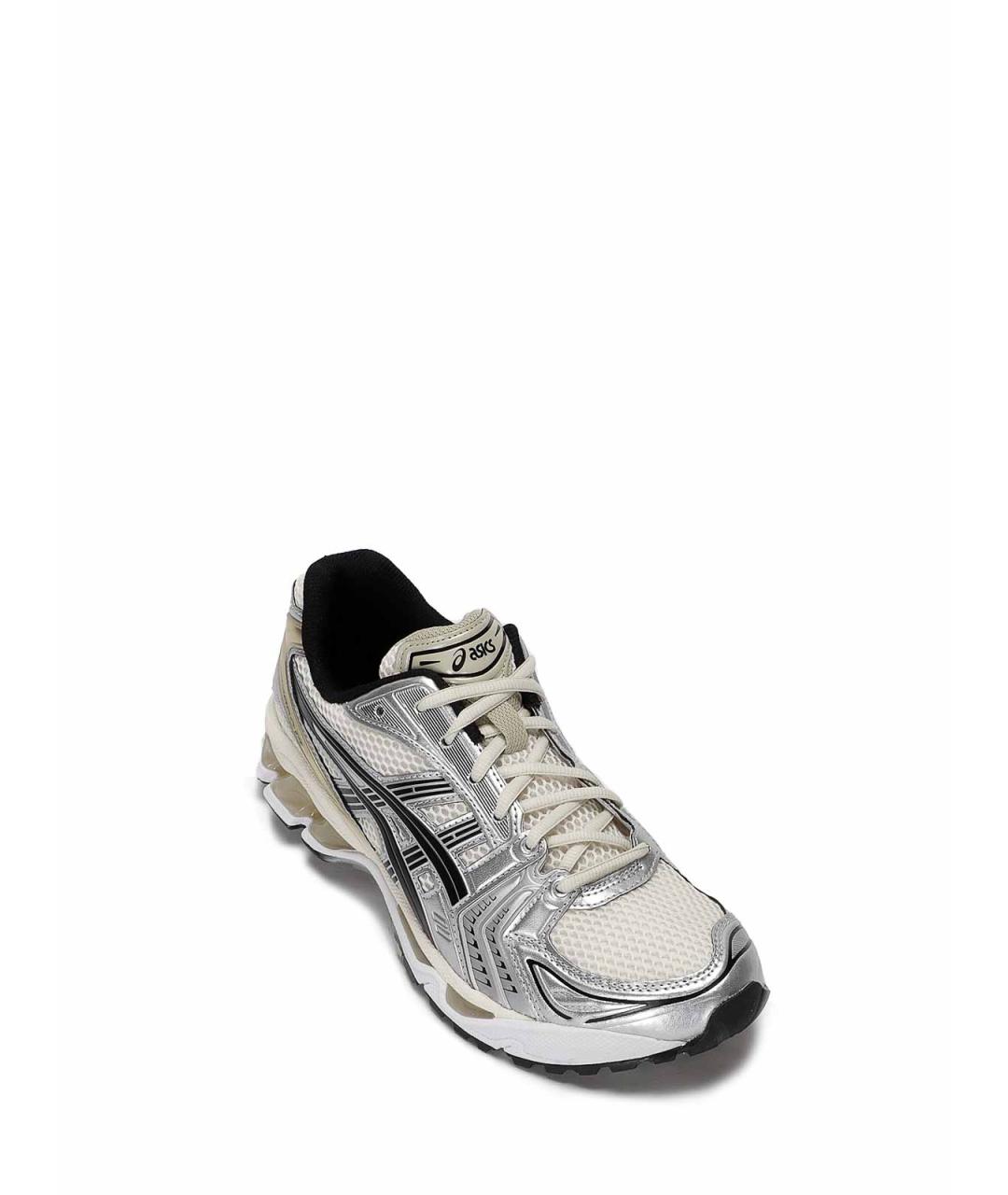 ASICS Серебряные кожаные кроссовки, фото 2