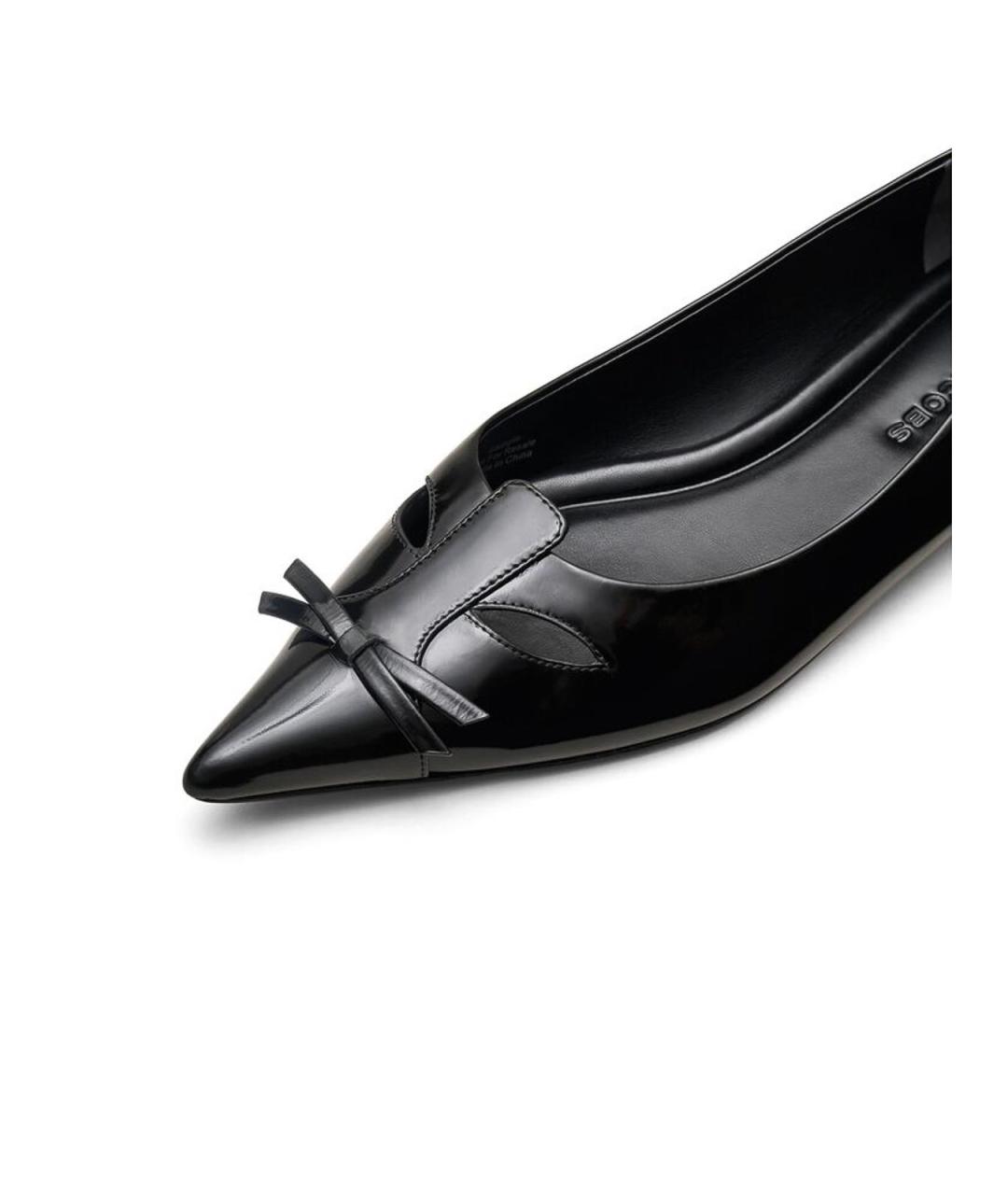 MARC JACOBS Черные кожаные туфли, фото 5
