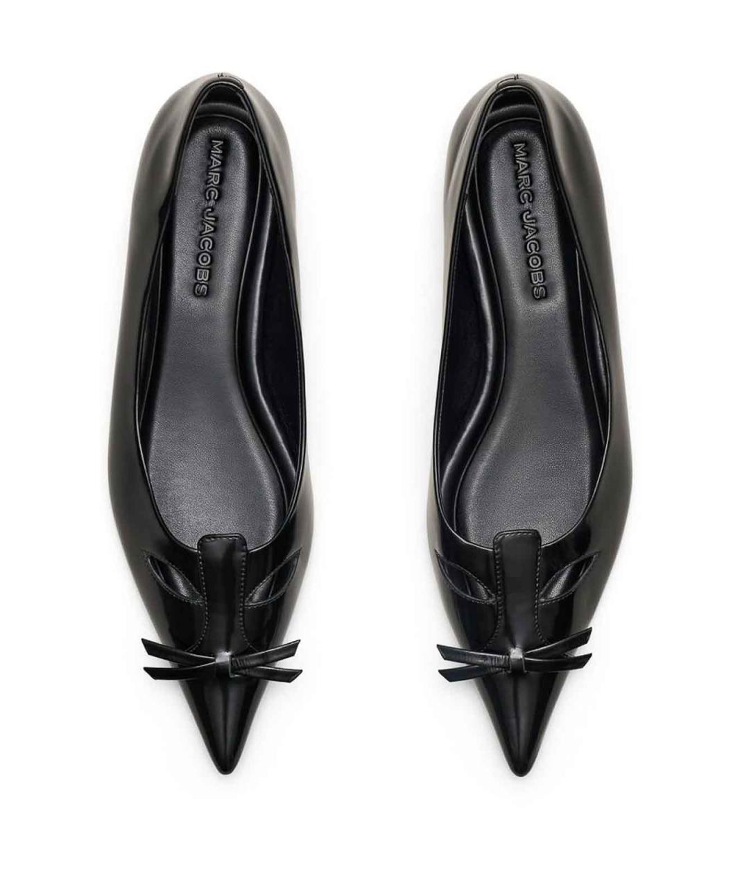 MARC JACOBS Черные кожаные туфли, фото 4