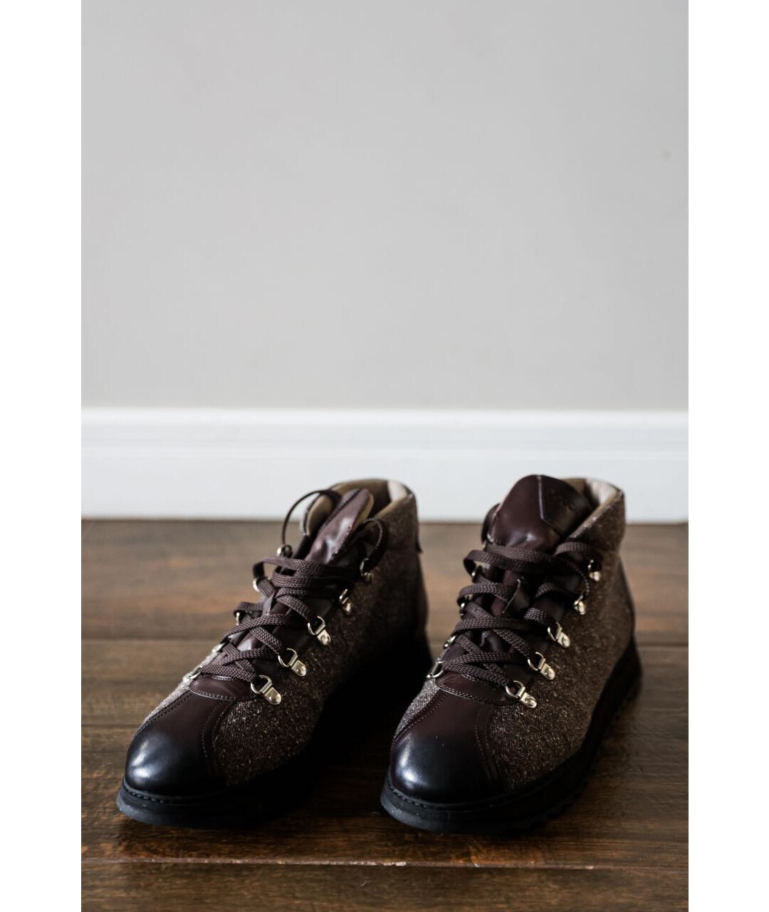 DOUCAL'S Коричневые текстильные низкие ботинки, фото 2
