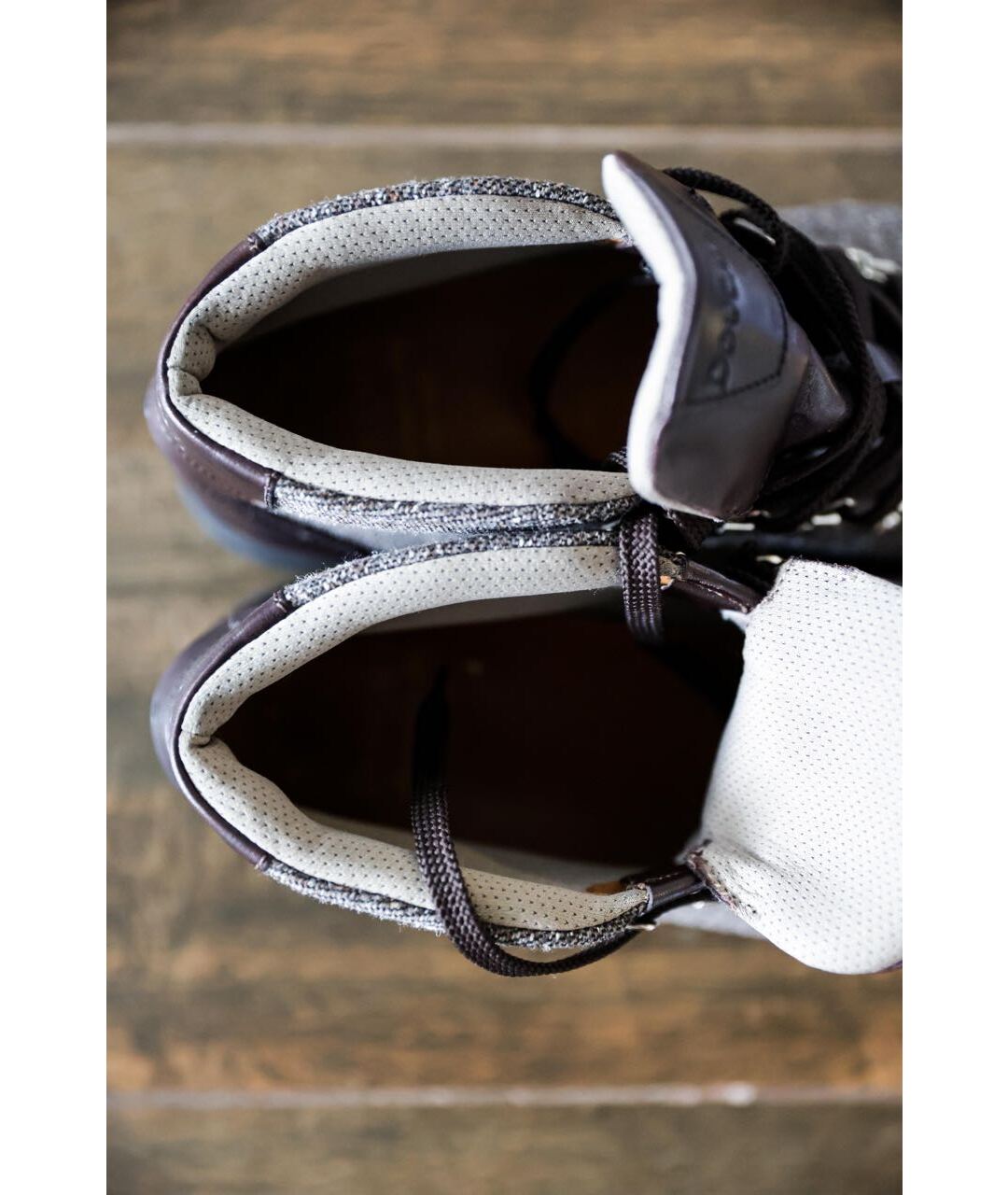 DOUCAL'S Коричневые текстильные низкие ботинки, фото 3