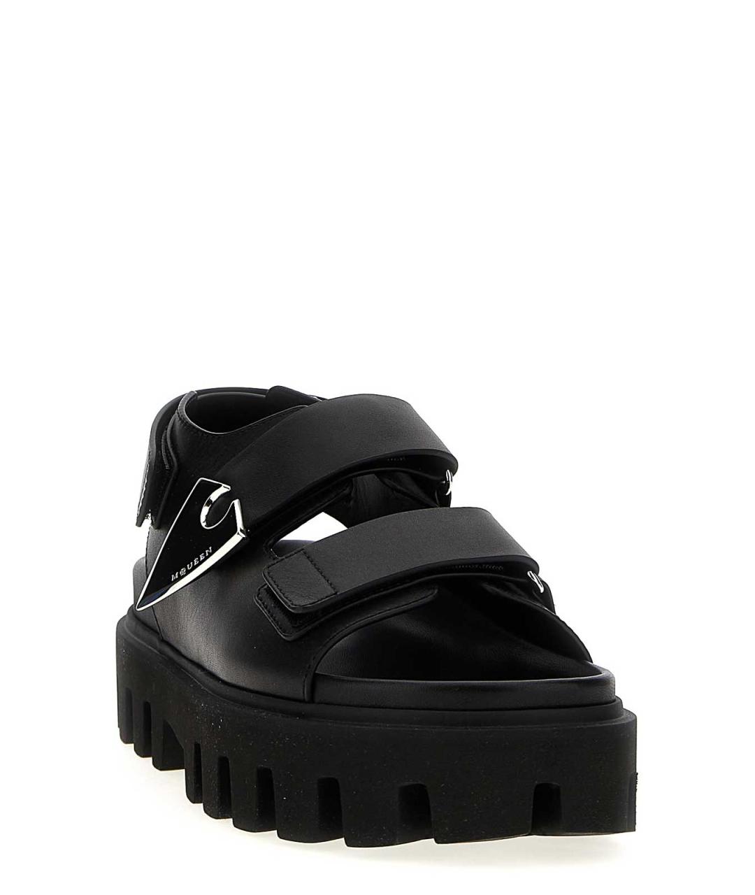 ALEXANDER MCQUEEN Черные сандалии, фото 2