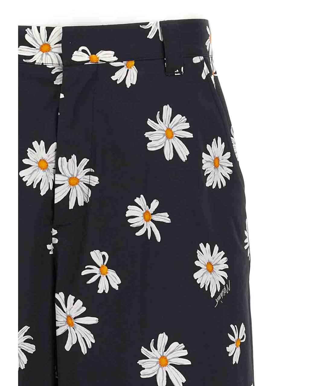 MOSCHINO Черные хлопковые шорты, фото 3