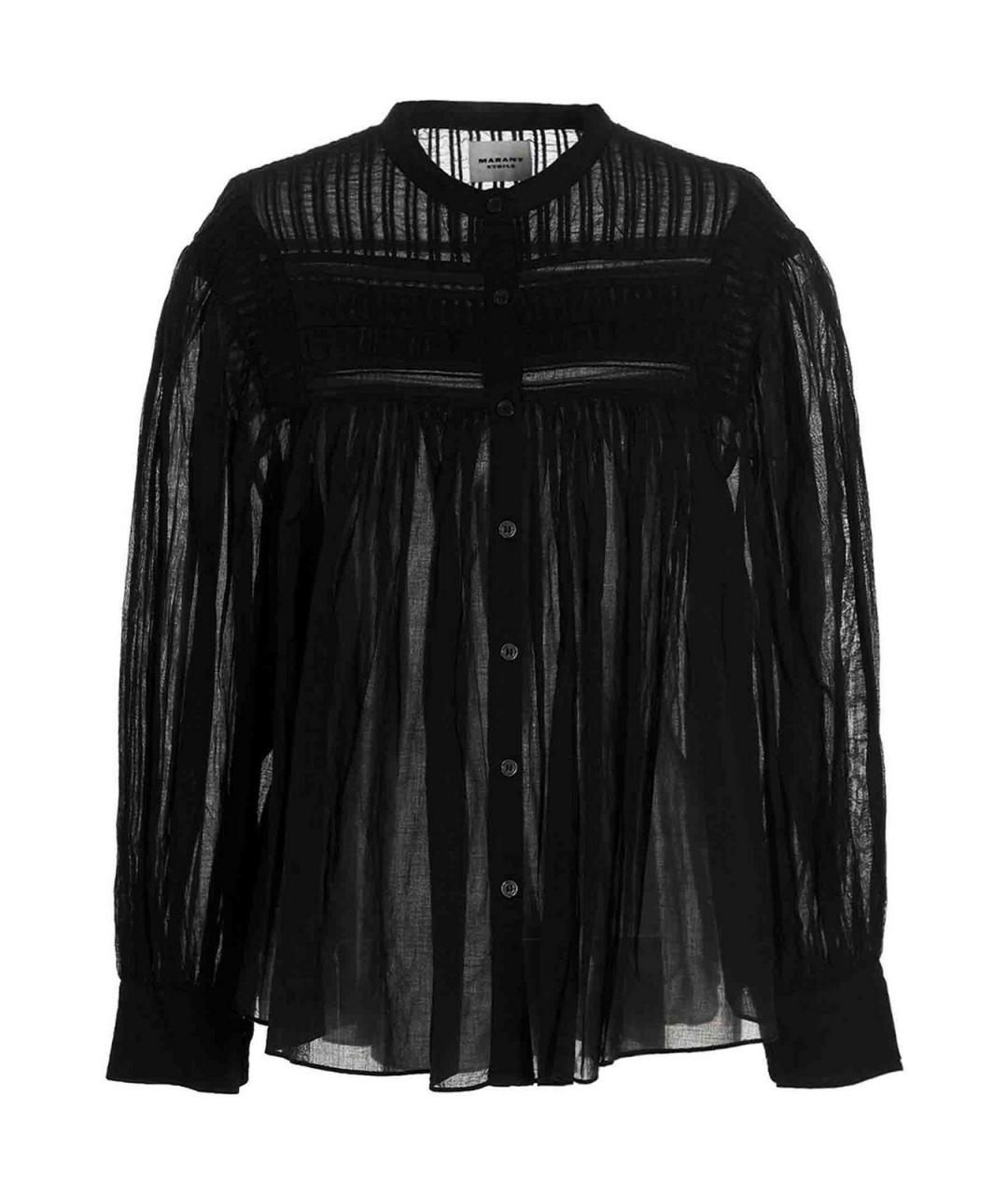 ISABEL MARANT Черная хлопковая рубашка, фото 1