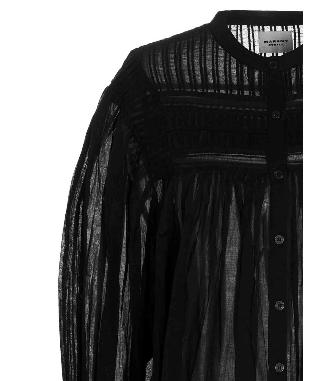 ISABEL MARANT Черная хлопковая рубашка, фото 3