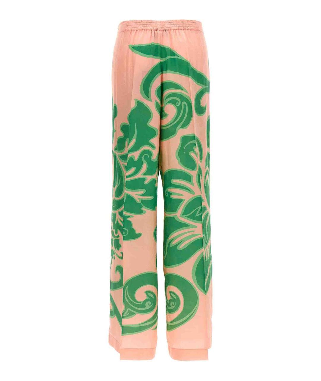ETRO Розовые шелковые брюки широкие, фото 2