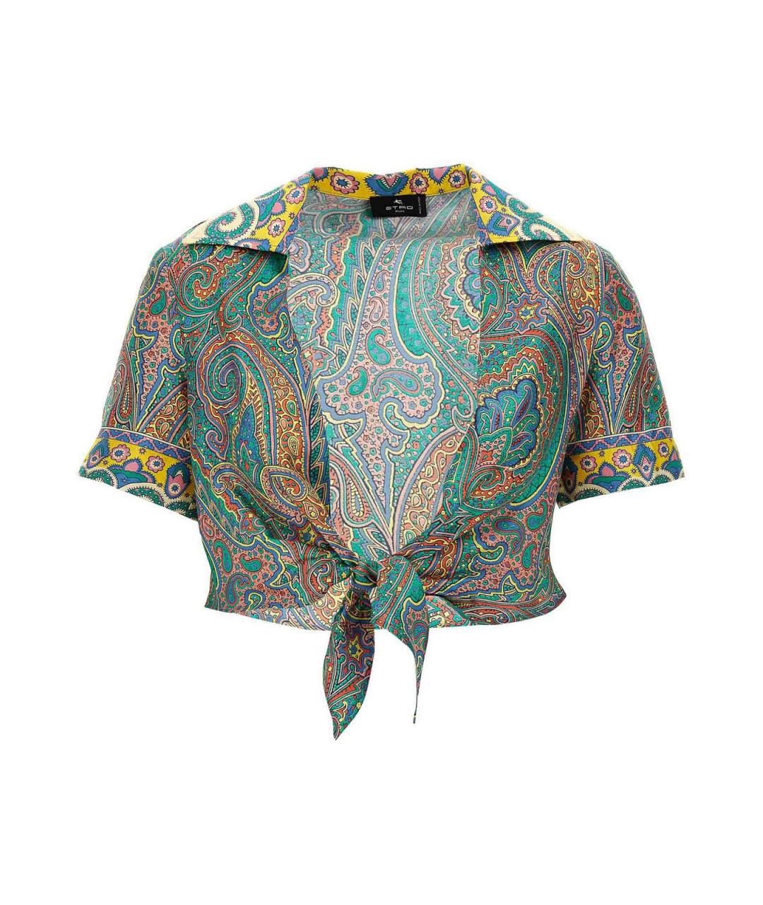 ETRO Мульти шелковая рубашка, фото 1