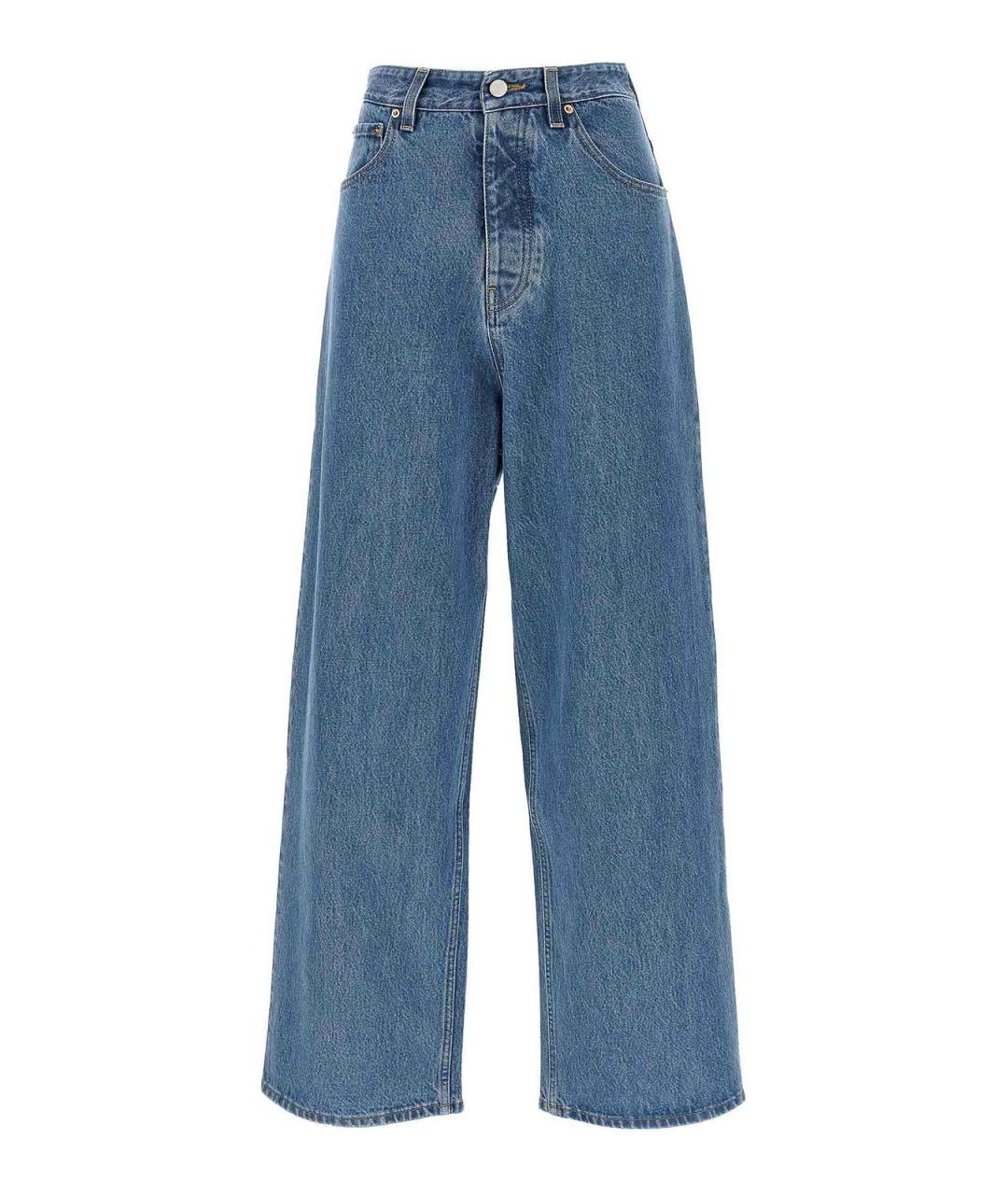 VETEMENTS Синие хлопковые джинсы клеш, фото 1