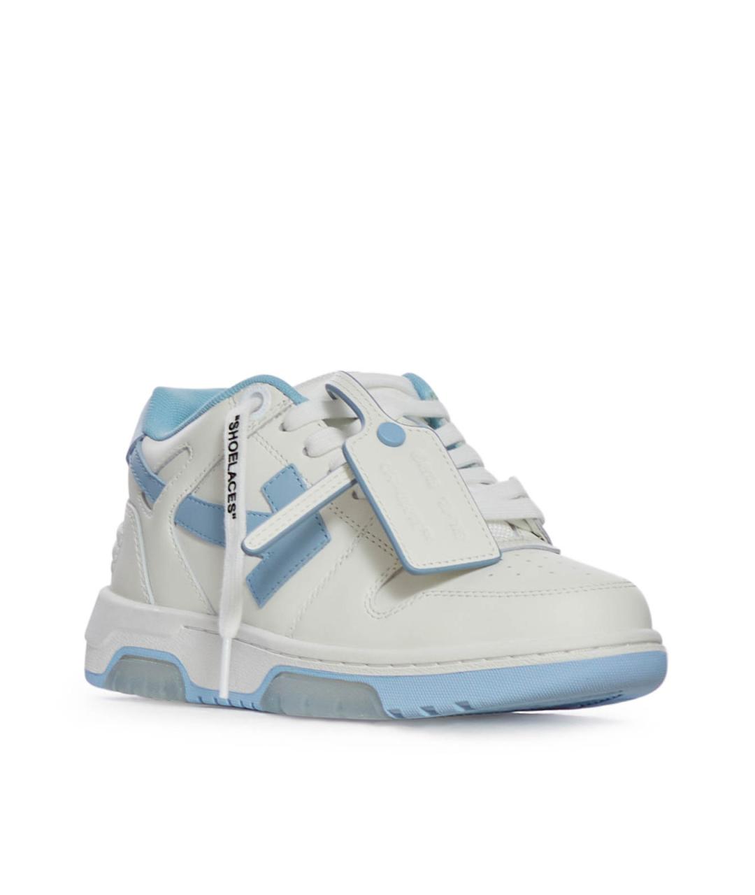 OFF-WHITE Белые резиновые кроссовки, фото 2