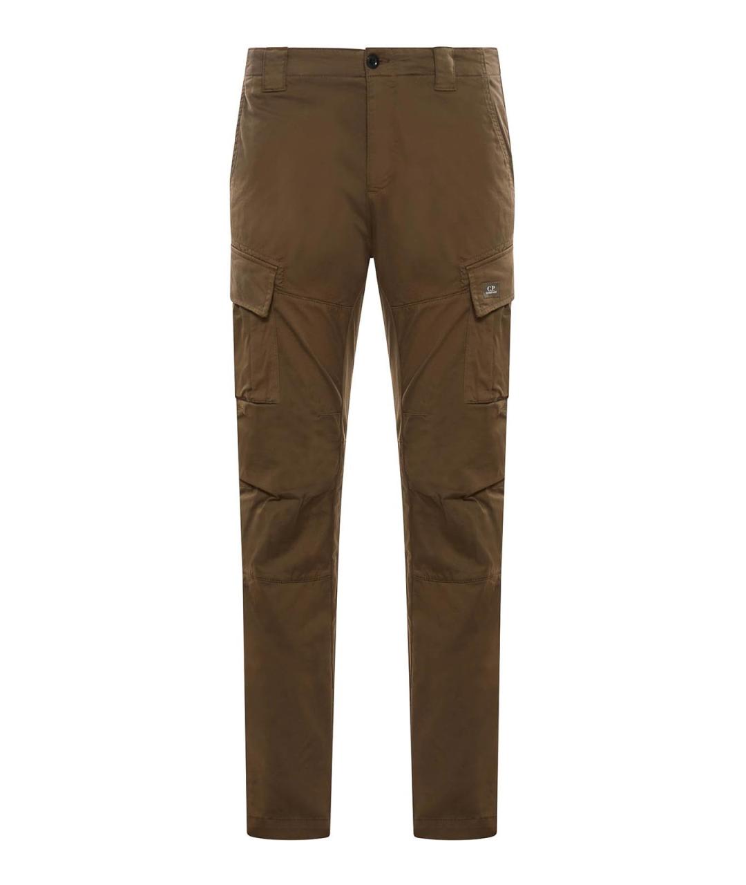 CP COMPANY Зеленые хлопковые повседневные брюки, фото 1