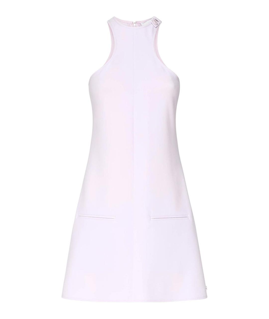 COURREGES Розовое полиэстеровое повседневное платье, фото 1