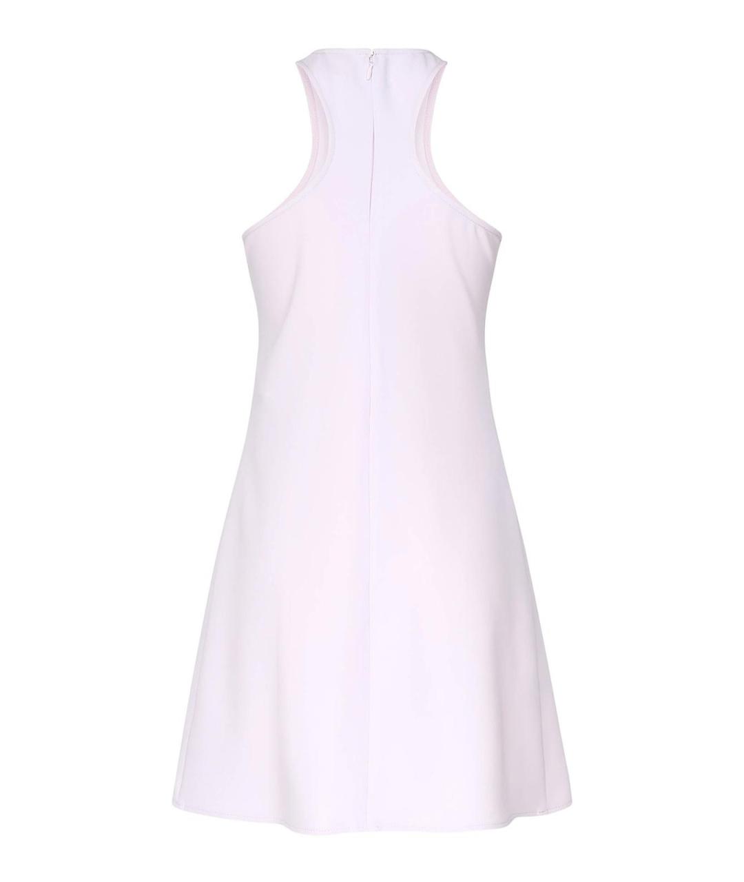 COURREGES Розовое полиэстеровое повседневное платье, фото 2