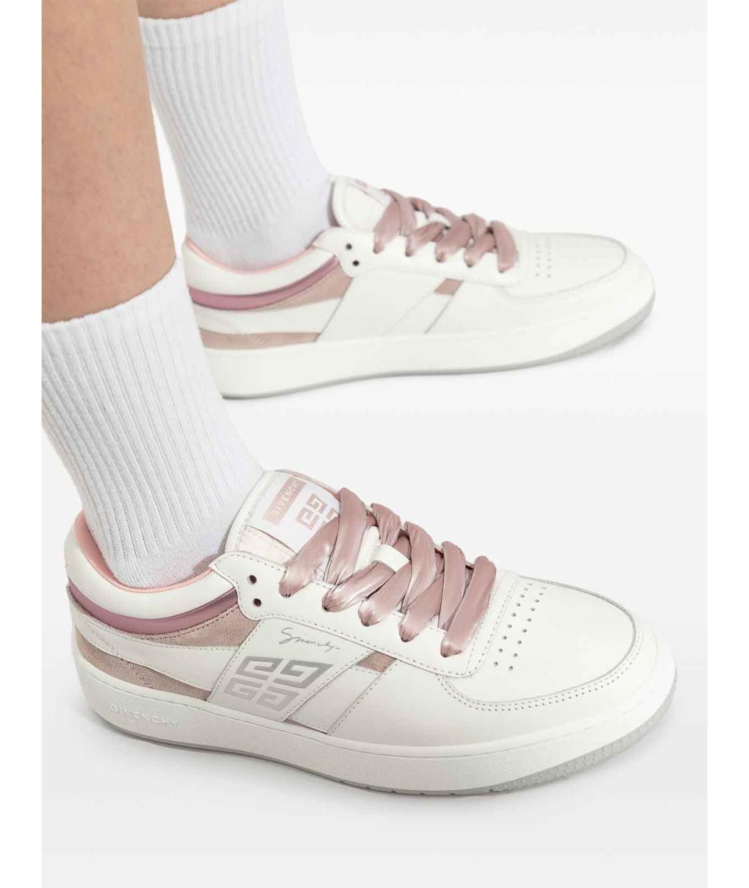 GIVENCHY Розовые кожаные кеды, фото 5