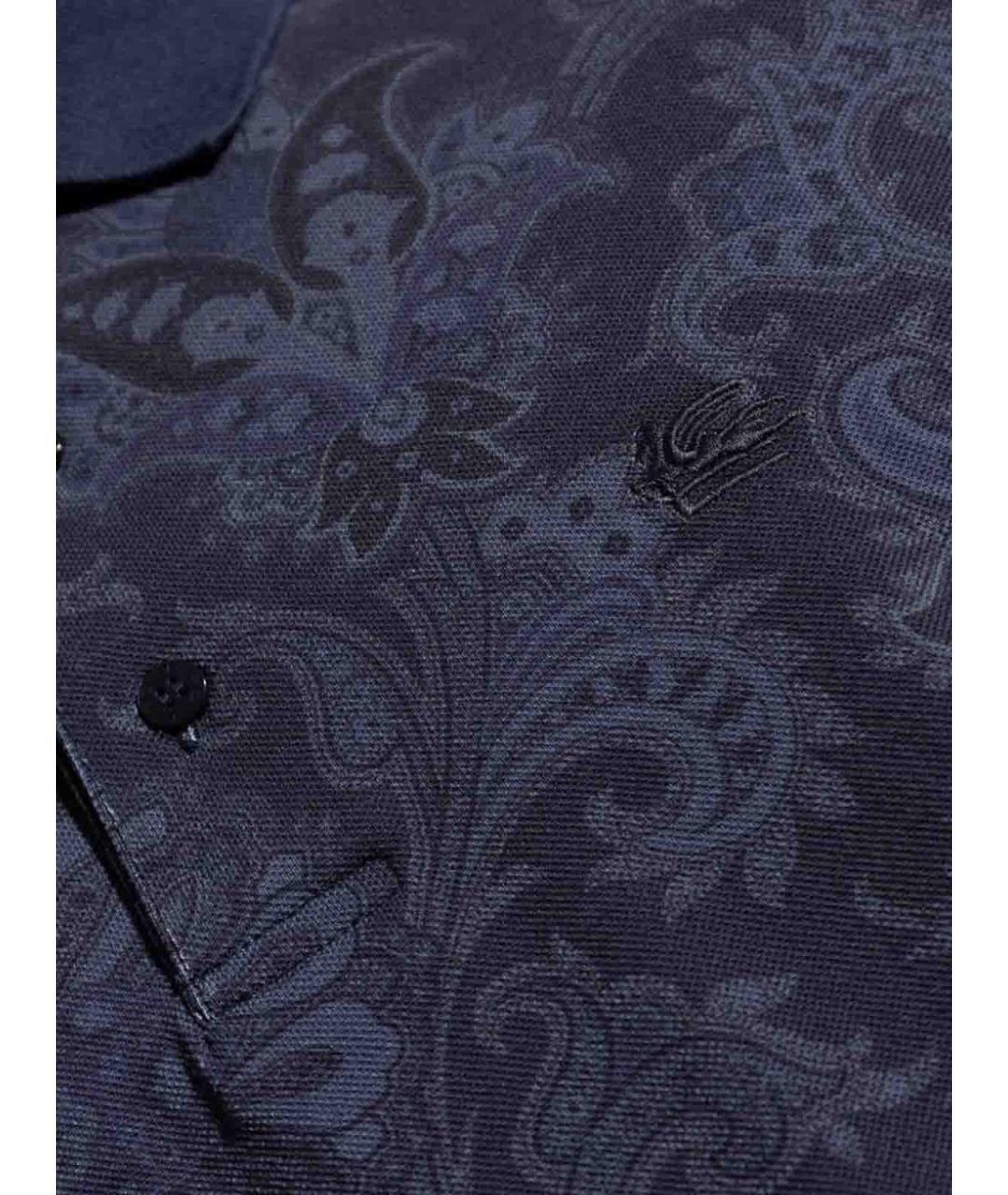 ETRO Синяя хлопковая кэжуал рубашка, фото 5