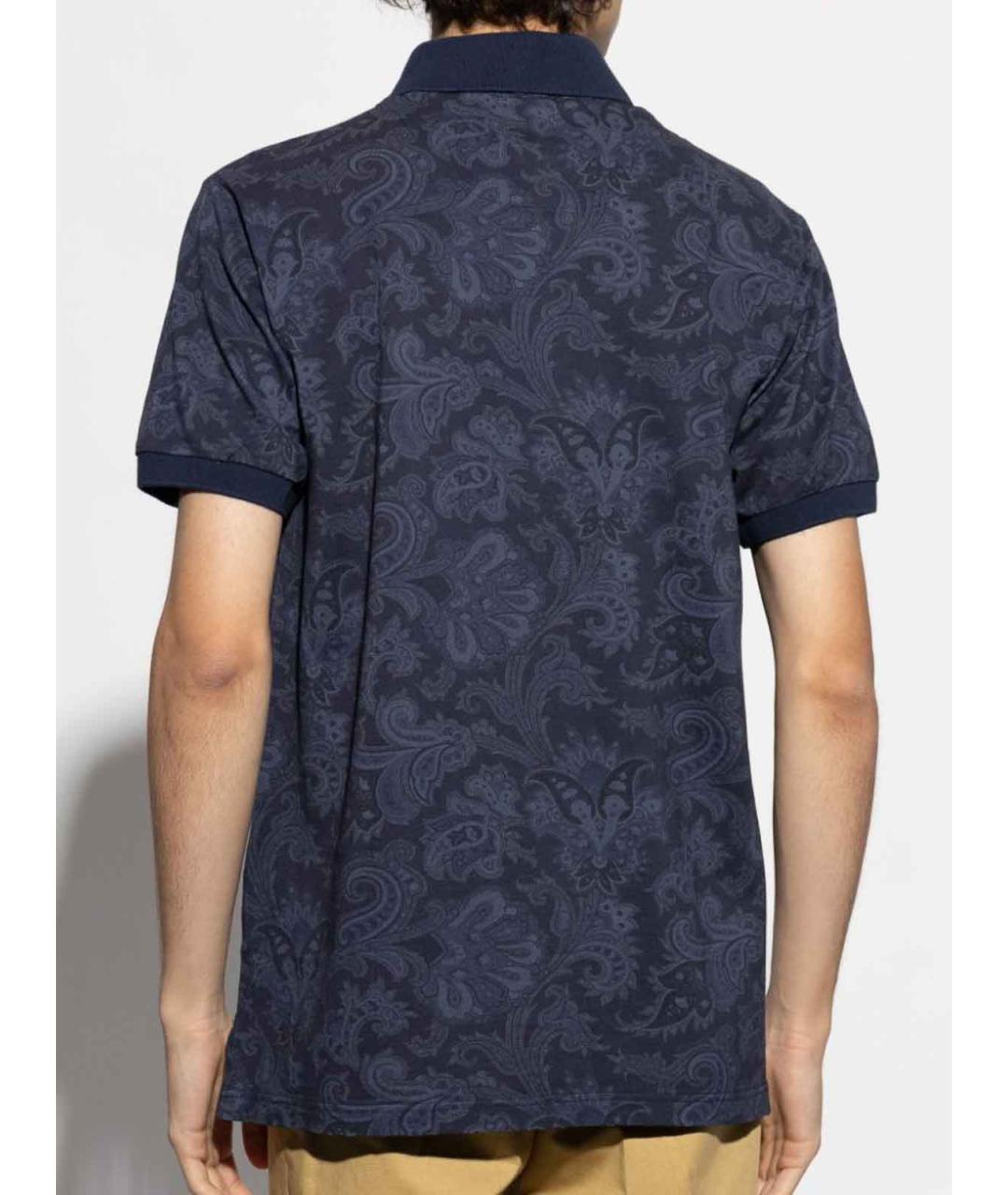 ETRO Синяя хлопковая кэжуал рубашка, фото 4