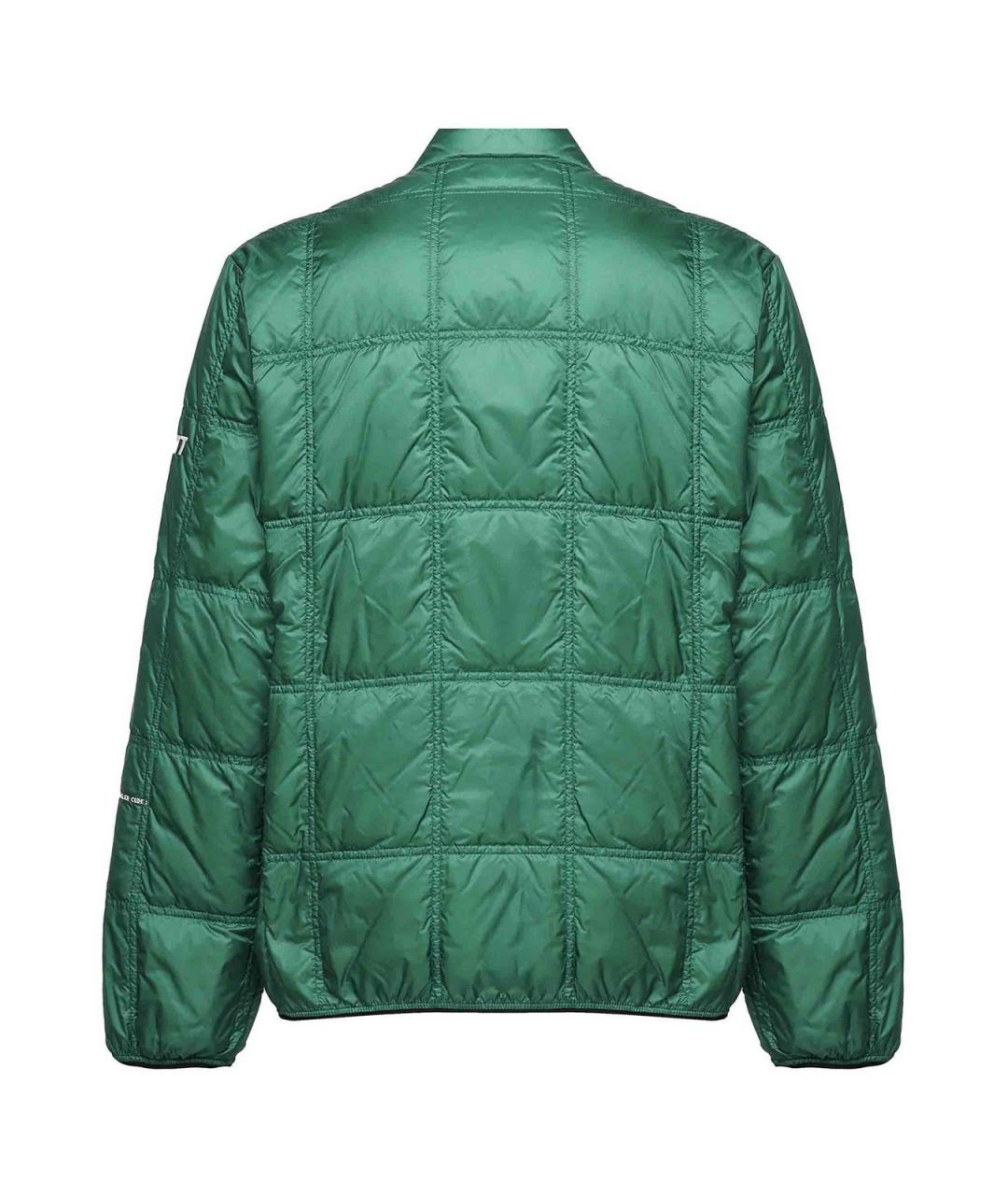 MONCLER Зеленая полиамидовая куртка, фото 2