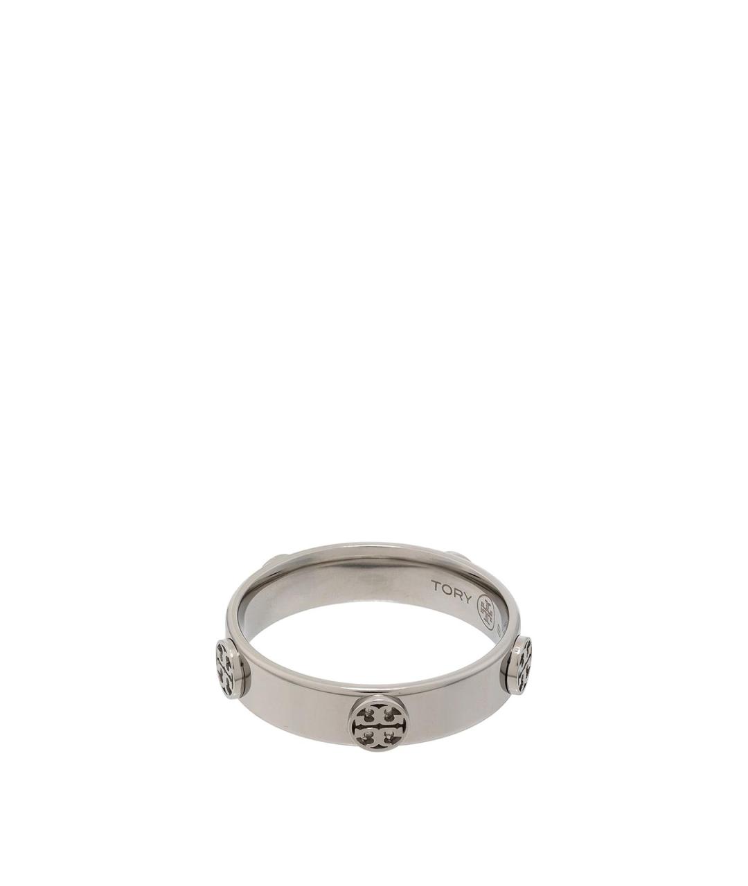 TORY BURCH Серебряное металлическое кольцо, фото 1