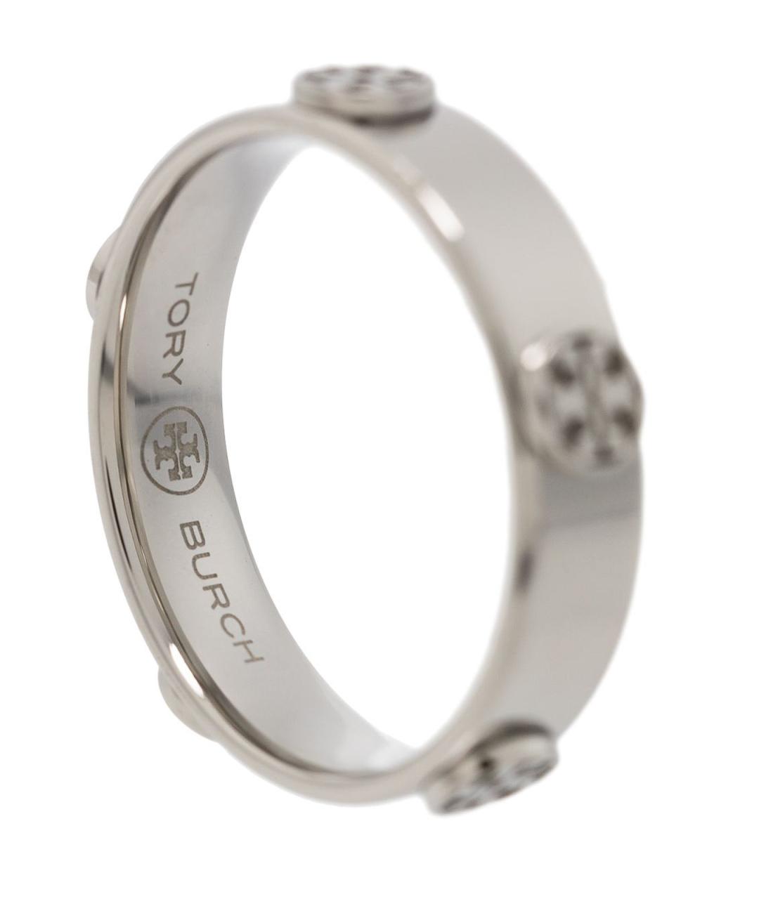 TORY BURCH Серебряное металлическое кольцо, фото 4