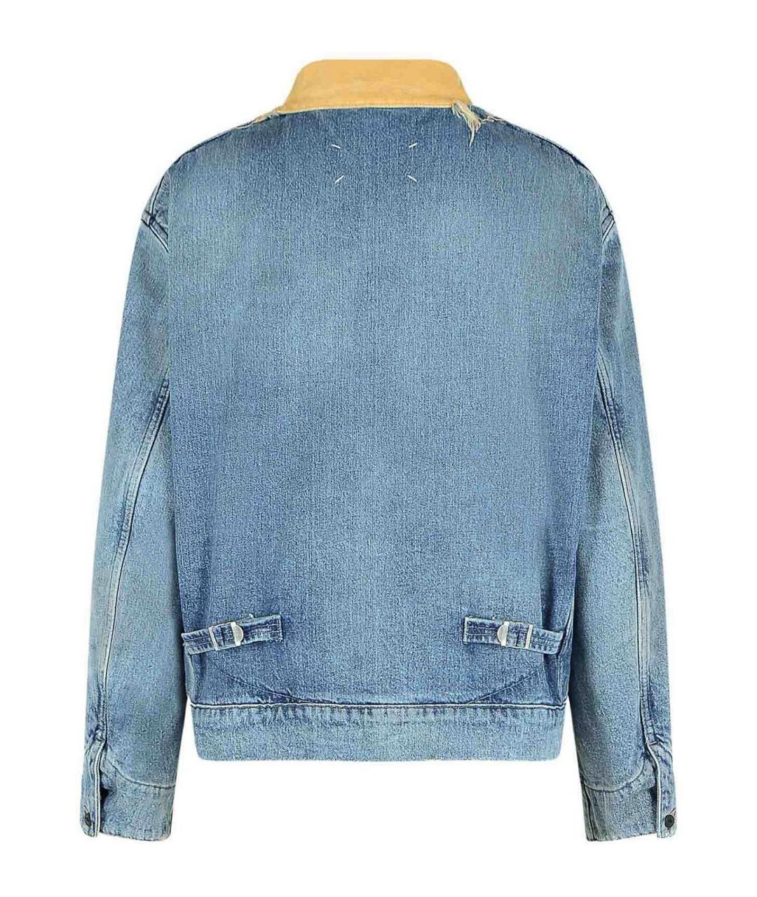 MAISON MARGIELA Голубая хлопковая куртка, фото 2